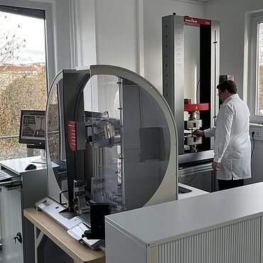 Testing machines at the Kärcher testing lab